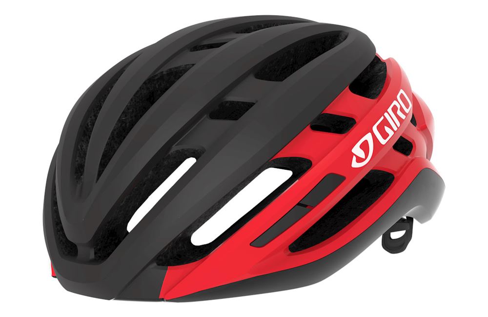 CASCO GIRO AGILIS MIPS NEGRO, ROJO MATE TALLA M