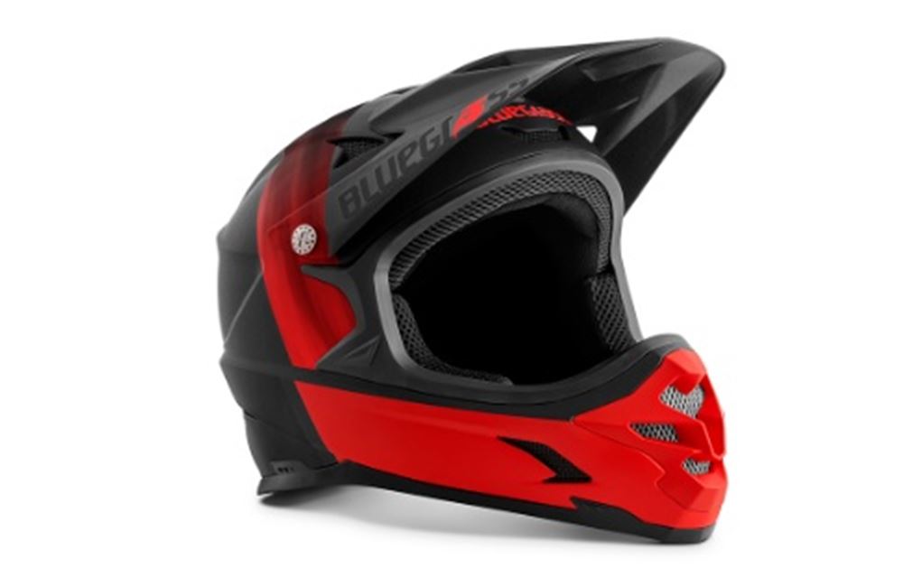 CASCO BLUEGRASS INTOX NEGRO/ROJO MATE