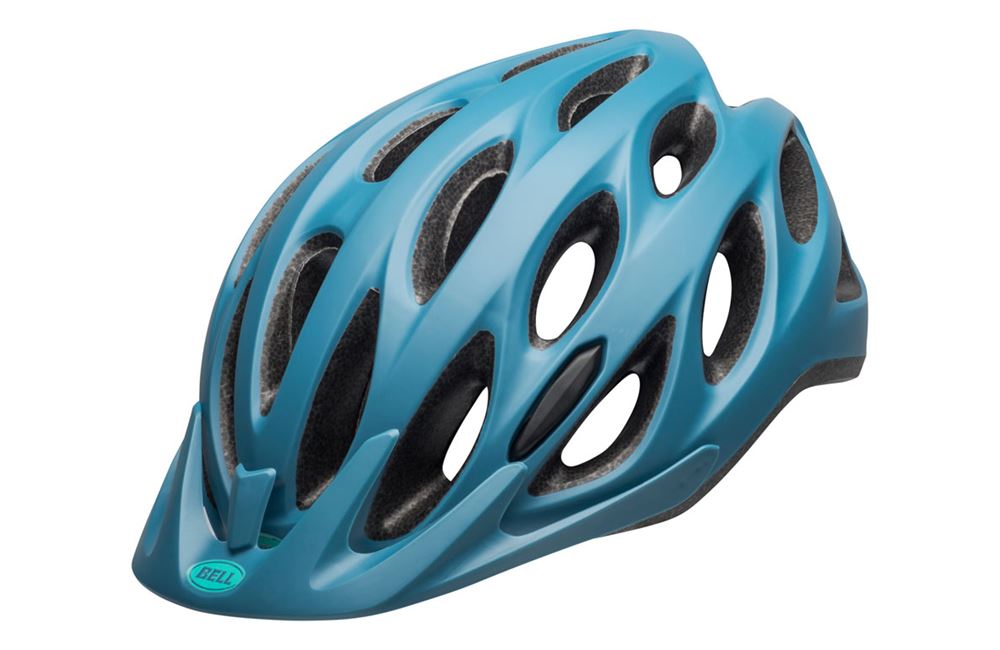 CASCO BELL TRACKER GRIS, AZUL MATE UNITALLA