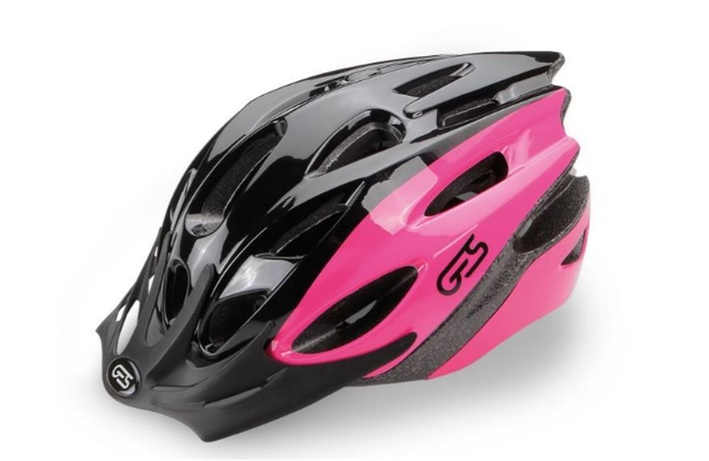 CASCO GES APACHE ROSA/NEGRO