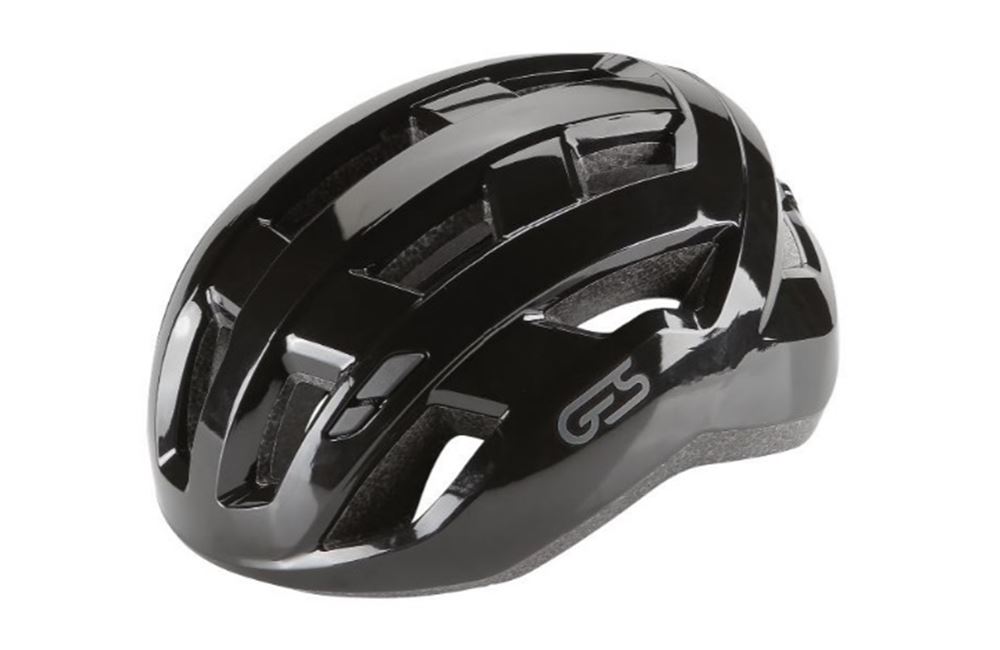 CASCO GES X-WAY NEGRO BRILLO TALLA M