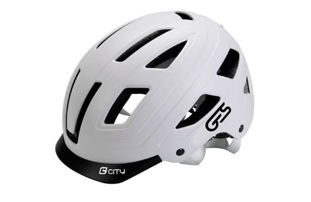 CASCO GES CITY BLANCO MATE TALLA L